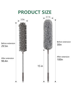Duster Extensible SetSail 254 cm Microfibra Lavable Flexible 2