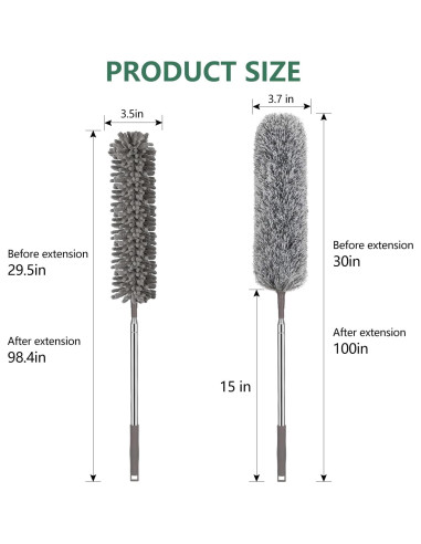 Duster Extensible SetSail 254 cm Microfibra Lavable Flexible