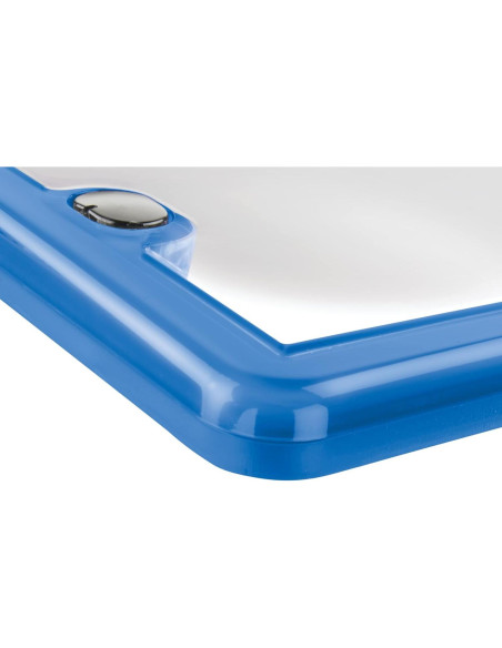 Cubierta y marco de placa de licencia WeatherTech ClearCover azul