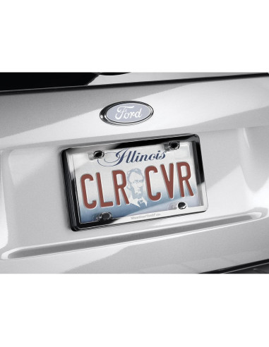 Cubierta y marco de placa de licencia WeatherTech ClearCover azul