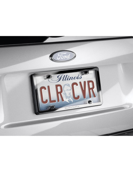 Cubierta y marco de placa de licencia WeatherTech ClearCover azul