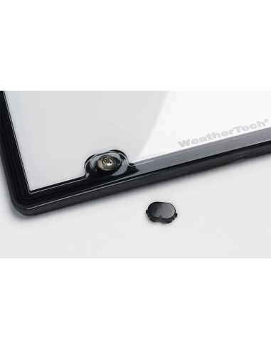 Cubierta y marco de placa de licencia WeatherTech ClearCover azul