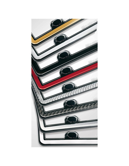 Cubierta y marco de placa de licencia WeatherTech ClearCover azul