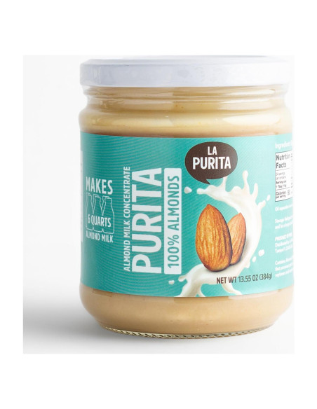 Leche de Almendra Concentrada La Purita 384.5g Vegana Sin Azúcar