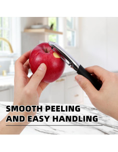 Pelador de Verduras LIIGEMI I Peeler Acero Inoxidable Antideslizante 2