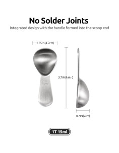 Cucharón Medidor de Café U-Taste Acero Inoxidable 15ml 2
