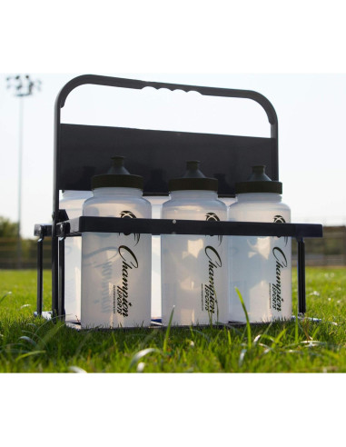 Transportador de Botellas de Agua Plegable Champion Sports Negro