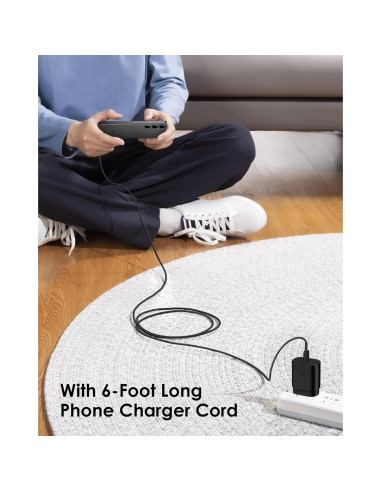 Paquete de 2 Cargadores Rápidos USB-C 25W con Cable 2m