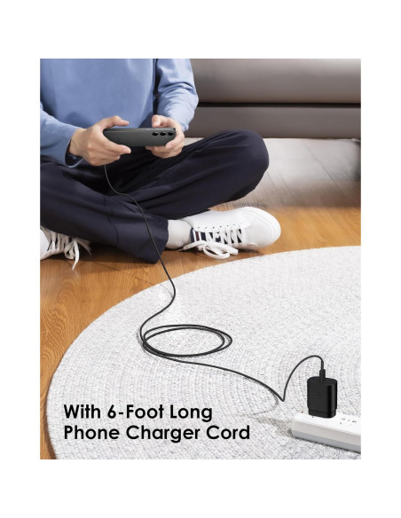 Paquete de 2 Cargadores Rápidos USB-C 25W con Cable 2m