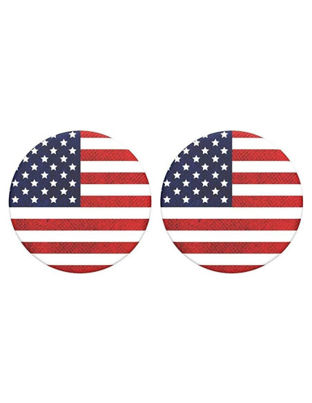 PopSockets Agarre para Teléfono Bandera Americana - Paquete de 2