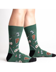 Calcetines Divertidos Sock It To Me para Hombre Talla Única 2