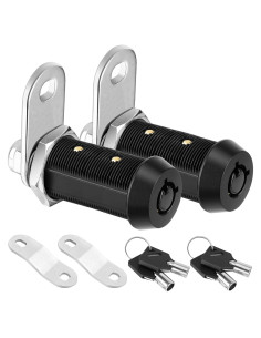 Cerradura de Gabinete PTEROMY 3.81 cm con Llaves - 2 Paquete