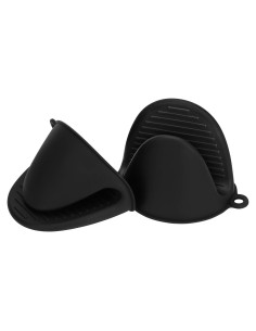 Guantes de Horno de Silicona Tifanso 220C 1 Par Negro