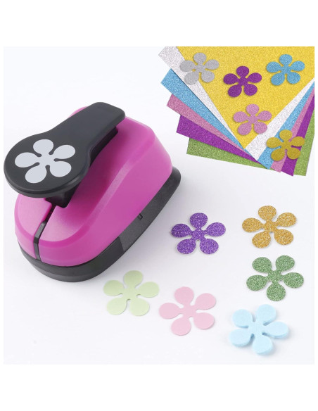 Perforadora de Papel HKKYO 1" 6 Formas para Manualidades Perforadora de Papel HKKYO 1" 6 Formas para Manualidades
