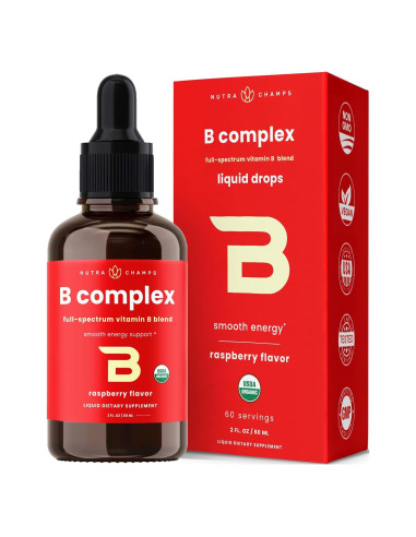 Gotas Líquidas de Vitaminas B NutraChamps 60ml Veganas