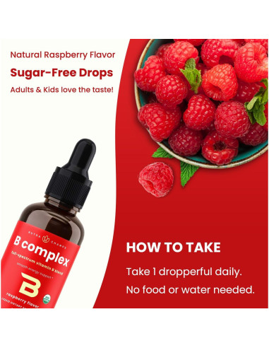 Gotas Líquidas de Vitaminas B NutraChamps 60ml Veganas