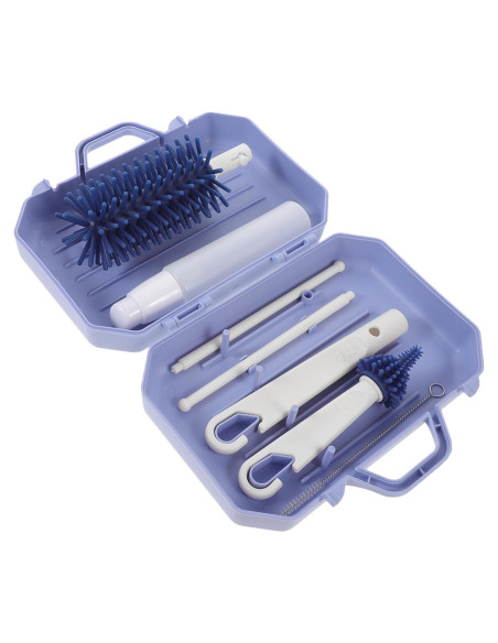 Set de Cepillos de Limpieza para Botellas y Tetinas - Azul