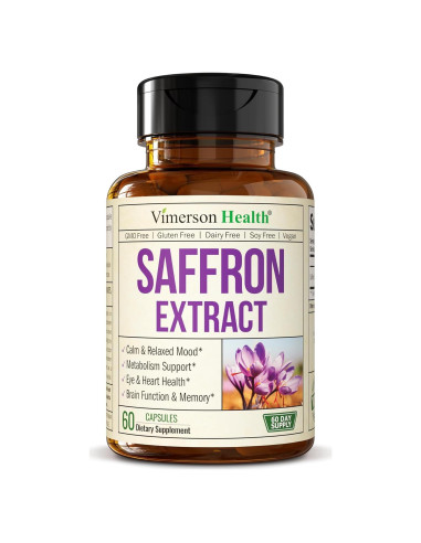 Suplemento de Azafrán Vimerson Health 60 Cápsulas Veganas