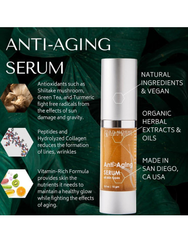 Suero Anti-Envejecimiento RD Alchemy 14.17 ml - Natural y Orgánico