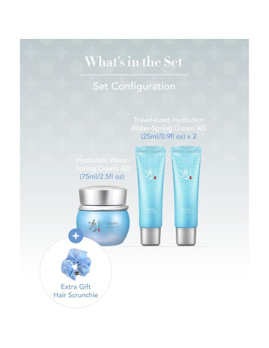 Conjunto Crema de Agua Sooryehan AD 124.2 ml - Hidratante Coreano