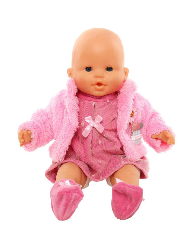 Set de Ropa de Muñeca Rosa Enoch para 14-16 Pulgadas