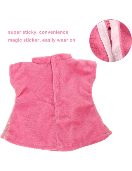 Set de Ropa de Muñeca Rosa Enoch para 14-16 Pulgadas