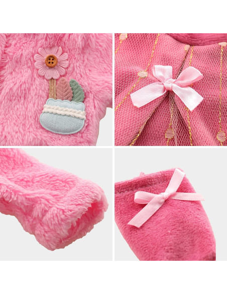 Set de Ropa de Muñeca Rosa Enoch para 14-16 Pulgadas