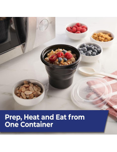 Tazas Multiusos Hefty 16 oz con Tapas - Paquete de 4 2