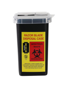 Dispensador de Cuchillas TEONEI Negro 9.7x9.7x15.6cm