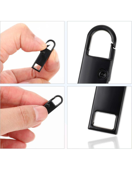 10 Piezas Tiradores de Cremallera Metal Abeillo - Reemplazo Desmontable