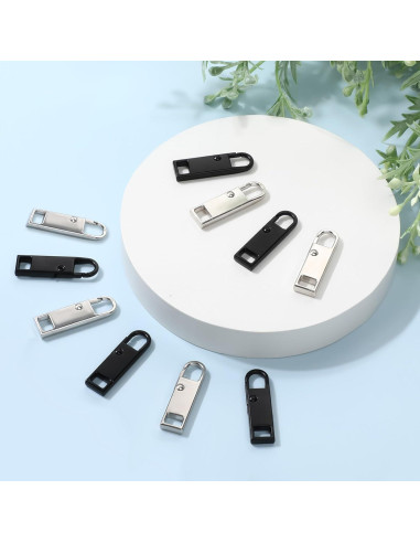 10 Piezas Tiradores de Cremallera Metal Abeillo - Reemplazo Desmontable