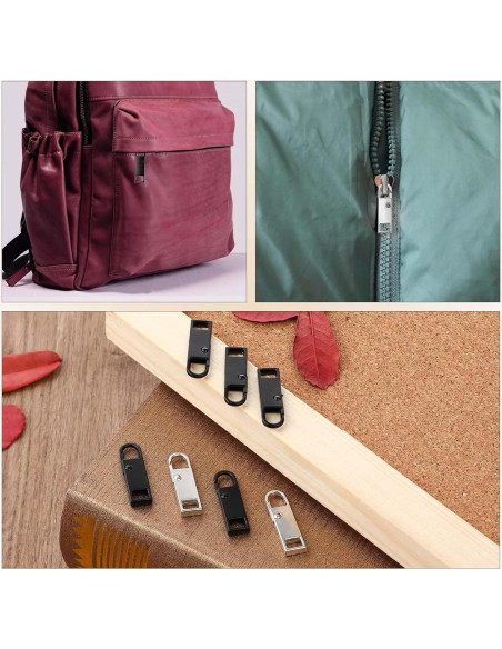 10 Piezas Tiradores de Cremallera Metal Abeillo - Reemplazo Desmontable