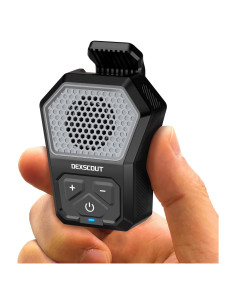 Altavoz Bluetooth DEXSCOUT Gris con Clip y 12h Batería
