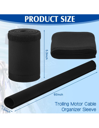 Manga de Gestión de Cables Neopreno Poen 2 Pcs 304.8 cm