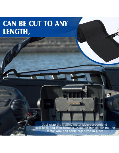 Manga de Gestión de Cables Neopreno Poen 2 Pcs 304.8 cm