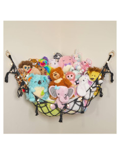 Hamaca de Almacenamiento Lilly's Love con Luces - Negro