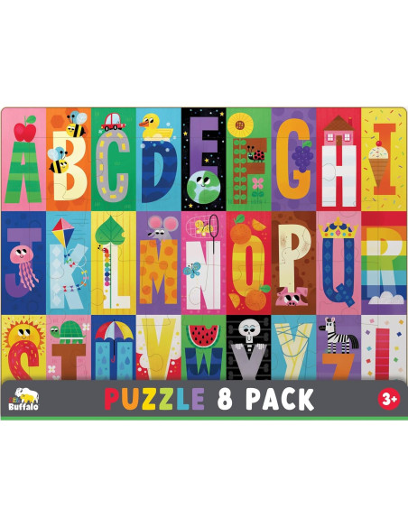 Rompecabezas Infantil Buffalo - 8 Piezas y Más - 4 Años+