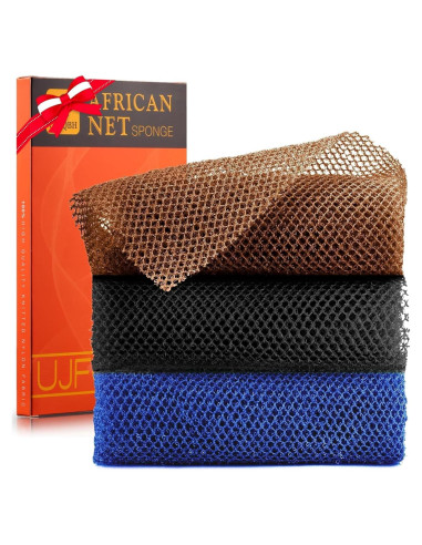 Esponja de Baño Exfoliante UJFQBH 3 Piezas 80 cm Nylon