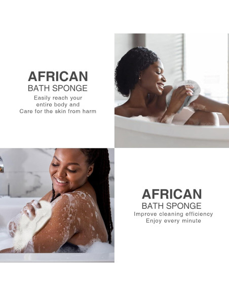 Esponja de Baño Exfoliante UJFQBH 3 Piezas 80 cm Nylon