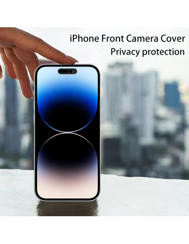 Cubierta de Webcam MakLuen para iPhone 14 Pro/Pro Max - Negro