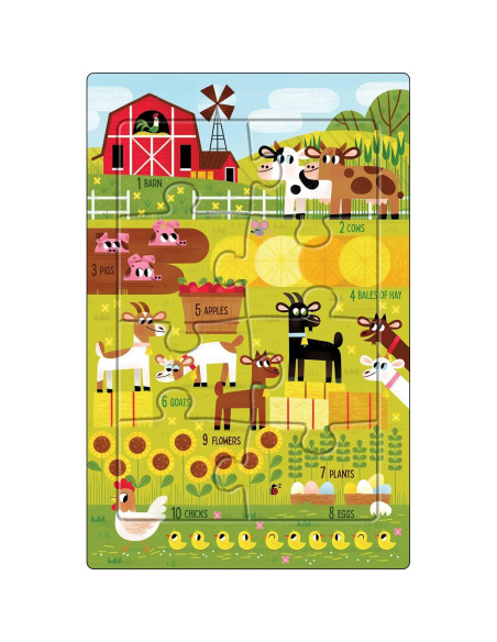 Rompecabezas Infantil Buffalo - 8 Piezas y Más - 4 Años+