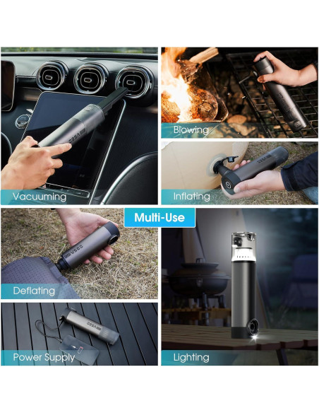 Aspiradora de Coche Inalámbrica VSGO V-EB02-S1E 17000Pa 5 en 1
