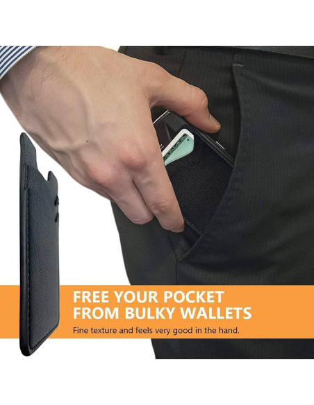 Soporte para Tarjetas de Teléfono Puxnoin - 2 Pack Negro Soporte para Tarjetas de Teléfono Puxnoin - 2 Pack Negro