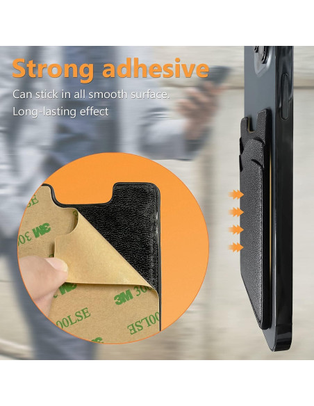 Soporte para Tarjetas de Teléfono Puxnoin - 2 Pack Negro Soporte para Tarjetas de Teléfono Puxnoin - 2 Pack Negro