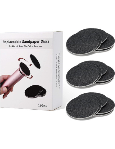 120 Discos de Lija Reemplazables I-B-N para Lima Eléctrica