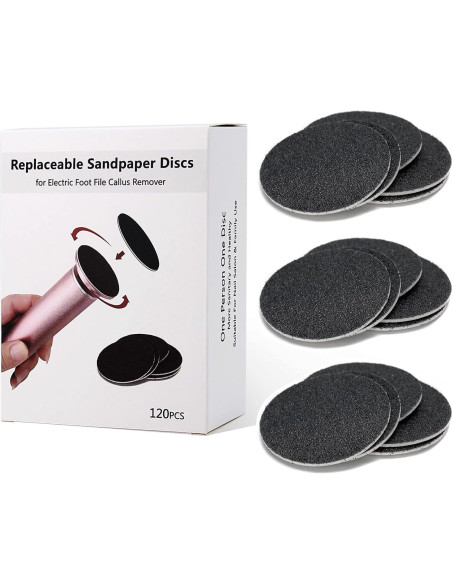120 Discos de Lija Reemplazables I-B-N para Lima Eléctrica