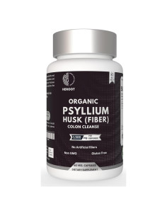 Cápsulas de Psyllium 1000mg Heroot - 60 Cápsulas Digestivas