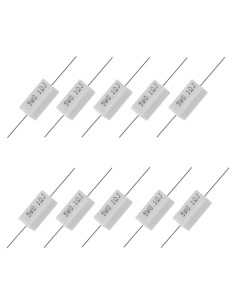 Resistor Cerámico BOJACK 5W 0.1 Ohm - Paquete de 10 Unidades
