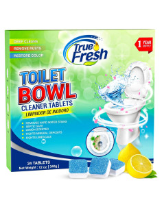 Tabletas Limpiadoras de Inodoro True Fresh - 24 Unidades