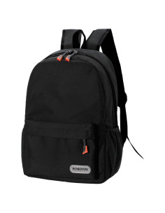 Mochila Infantil Ligera 40x26x13cm Oxford Negra